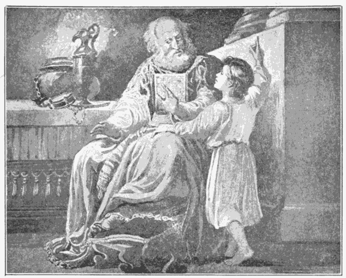 Eli And Samuel. "Of such is the kingdom of heaven." Matt. 19:14. Illustration.