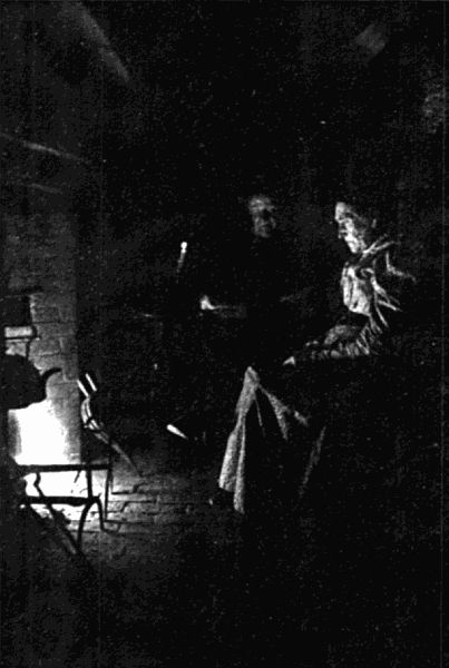 "Then why not praise the tallow-dip, the dog irons and the crane, The kettle singing on the coals, or hanging to a chain?"