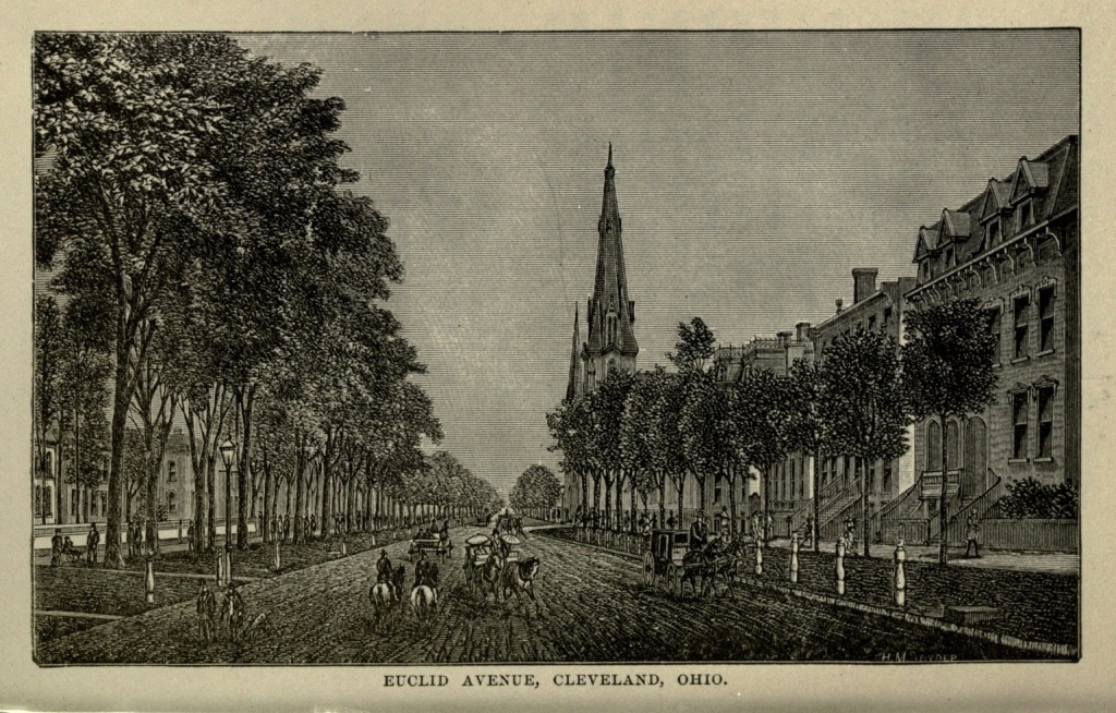 EUCLID AVENUE, CLEVELAND, OHIO.