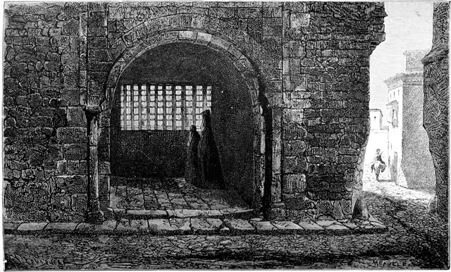 THE ENTRANCE TO THE PRISON  Page 185.