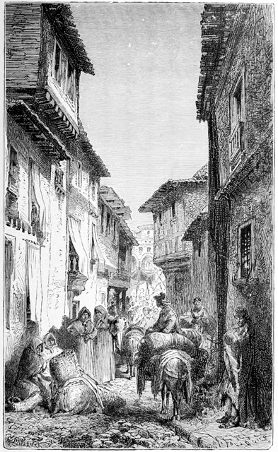 A STREET IN SEVILLE.  Page 212.