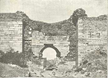 The Gate of Persecution, near Ephesus.  (From a photograph by Fradelle and Young)