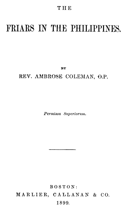 Original Title Page.