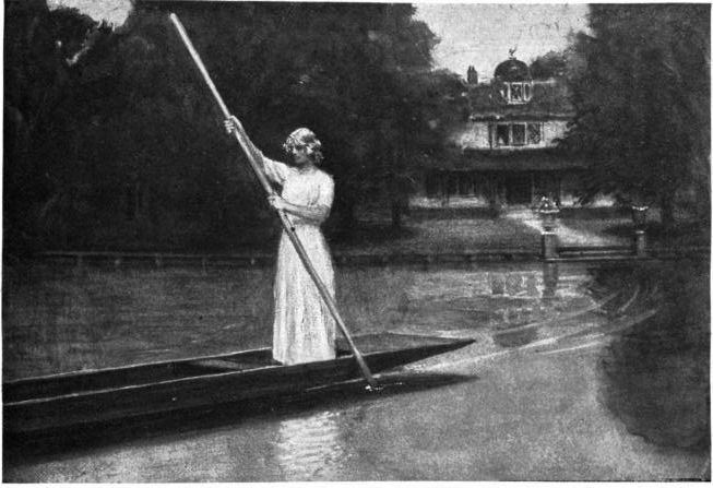 She would get into the four-foot punt that was used as a ferry and bring it over very slowly