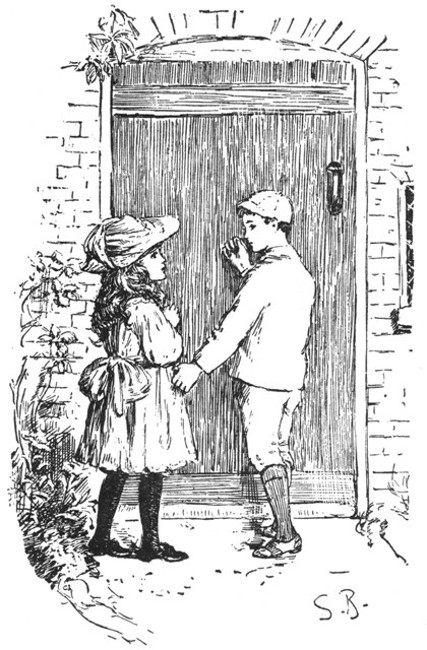 "I WILL KNOCK. YOU ARE TO SAY, 'PLEASE IS MRS. ROBBINS IN?'"—Page 171.