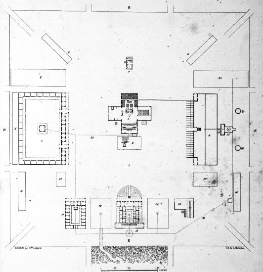 PLANO DE LAS FABRICAS DEL INGENIO ARMONIA,  propiedad de los Sres D. MIGUEL de ALDAMA y D. JOSE LUIS ALFONSO.