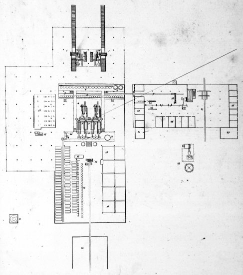 PLANO DE LA CASA DE CALDERAS DEL INGENIO S.TA SUSANA  propiedad del Escmo Sor D. ANT.O PAREJO.