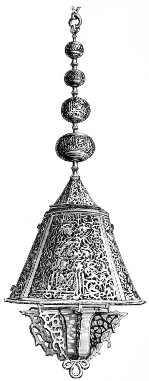 MOORISH LAMP. ARCHÆOLOGICAL MUSEUM, MADRID.