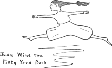 Judy Wins the Fifty Yard Dash Judy Wins the Fifty Yard Dash