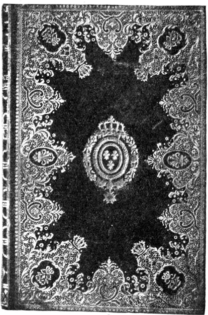 Francia kötés csipkemintákkal.