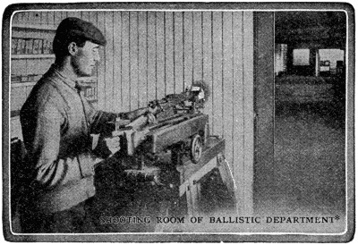 Shooting room of ballistic department