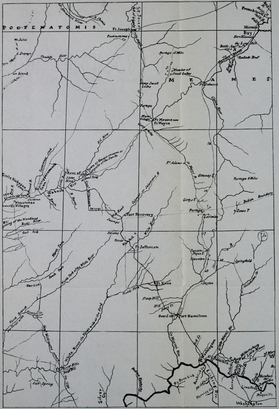 A Part of Arrowsmith’s Map of the United States, 1796