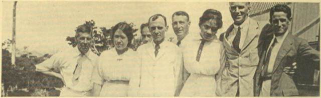 A GROUP OF WHITES AND HALF-CASTES IN SAMOA