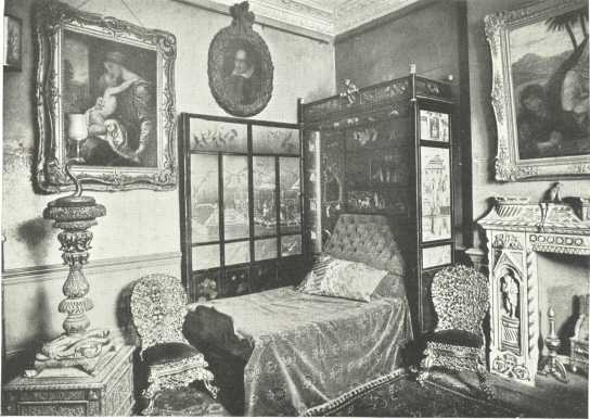 A Corner in ‘The Pines,’ showing the Chinese Divan described in ‘Aylwin’