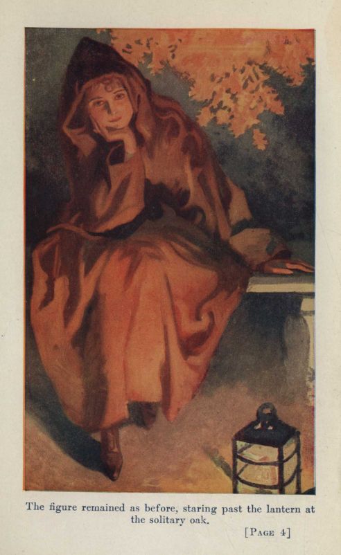 The figure remained as before, staring past the lantern at the solitary oak. PAGE 4