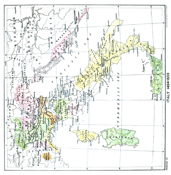 ITALY 1494–1559.