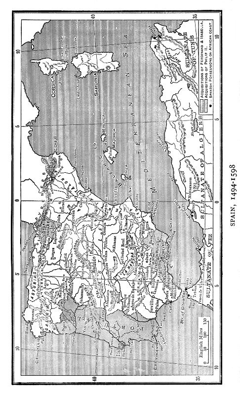 SPAIN, 1494–1598.