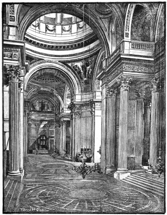 INTERIOR OF THE PANTHÉON.