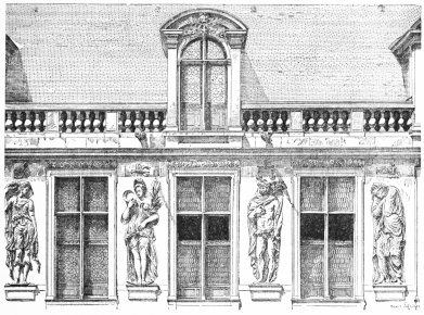 PORTION OF THE FAÇADE, MUSÉE CARNAVALET.