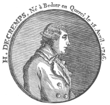 Henri Decremps, the French author who exposed and endeavored to ruin Pinetti, but succeeded only in immortalizing him.