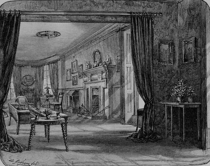 Drawing-room at the Priory.  Copyright, 1881, by Harper & Brothers.