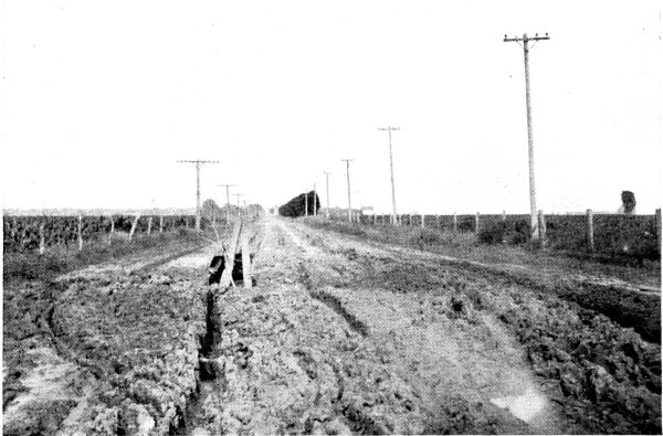 An awkward stretch of road in Indiana.