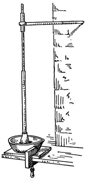 Buchner's mortor and pestle.