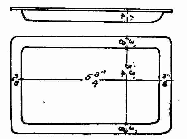 Square tray