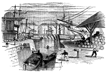 LONDON DOCKS—OUTER BASIN.