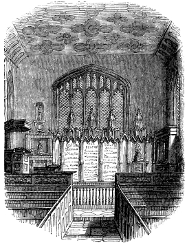 INTERIOR OF THE SAVOY CHURCH.