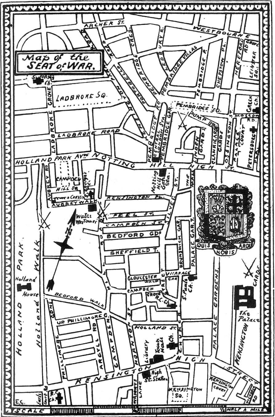 Mapa do campo de batalha.