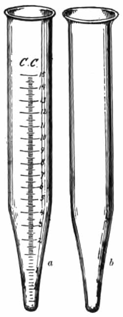 Purdy's tubes for the centrifuge