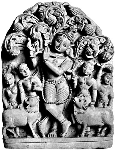 KRISHNA AND THE GOPIS (HERDSMAIDS)