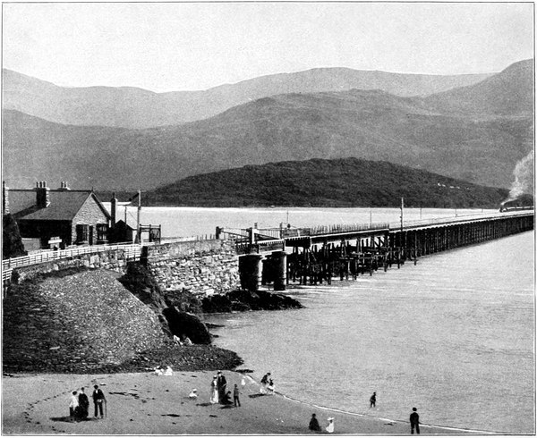 Barmouth Bridge and Cader Idris