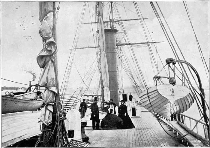 ON BOARD THE FIRST BLOCKADE-RUNNER CAPTURED