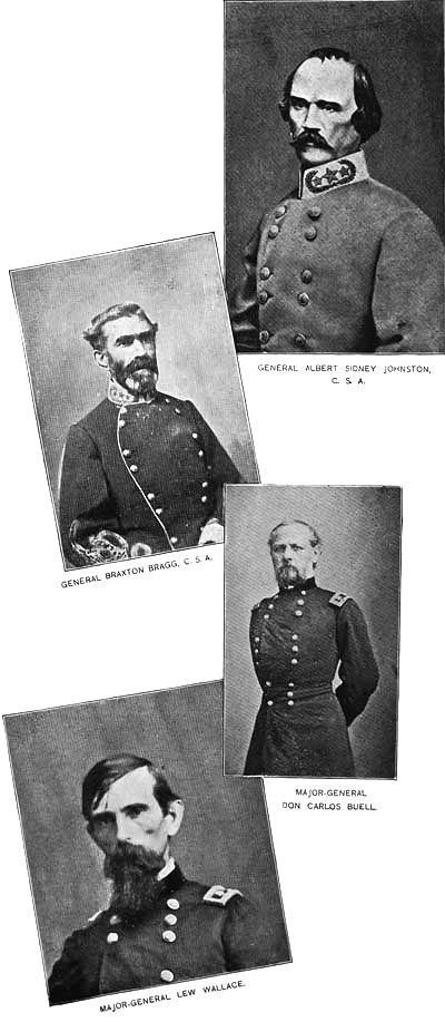 ALBERT SIDNEY JOHNSTON, BRAXTON BRAGG,    DON CARLOS BUELL, AND LEW WALLACE