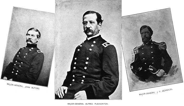 JOHN BUFORD, ALFRED PLEASONTON, AND J. F. REYNOLDS