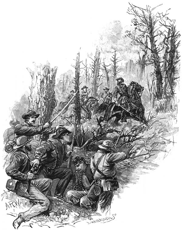 WOUNDING OF GENERAL LONGSTREET BY HIS OWN MEN