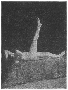 Exercise No. 7.—Reclining and raising left leg as high as possible, with knee straight, and repeat same with right leg.