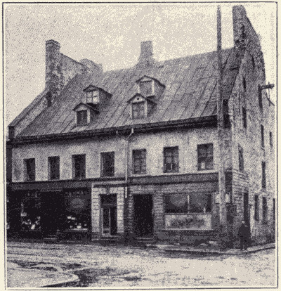 HOUSE AT THE CORNER OF NOTRE DAME AND ST. PETER STREETS