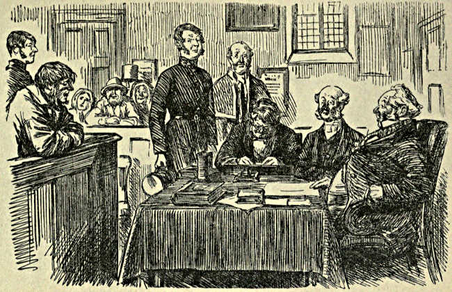 Courtroom scene