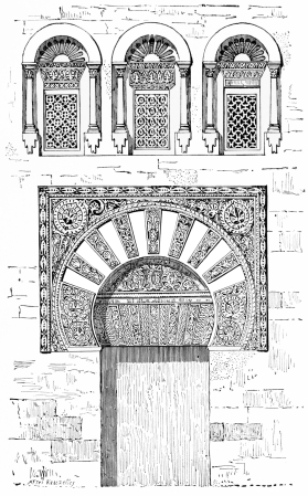 THE GATE OF THE MOSQUE OF CORDOVA.