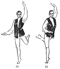 Image not available: 72 73  Two Forms of “Attitude.”  Open (ouverte) 72; crossed (croisé) 73. The position of the supporting leg is the same in both.