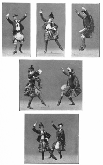 Image not available: Scotch “Sword Dance”  Miss Margaret Crawford and partner  The steps and jumps bring the feet as close to the sword as is possible without touching it