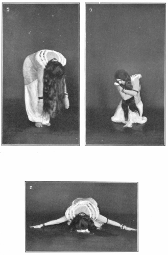 Image not available: Arabian “Dance of Mourning”  By Zourna  The body approaches (1)—The body passes (2)—“I hold my sorrow to myself” (3)  To face page 200