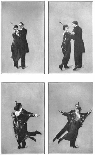 Image not available: The “Tango”  The two upper pictures represent phases of the “Scissors” figure. The two lower show characteristic style of the “Tango”.  To face page 294