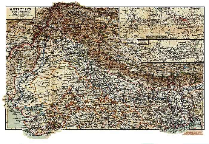 Ostindien, nördl. Teil.