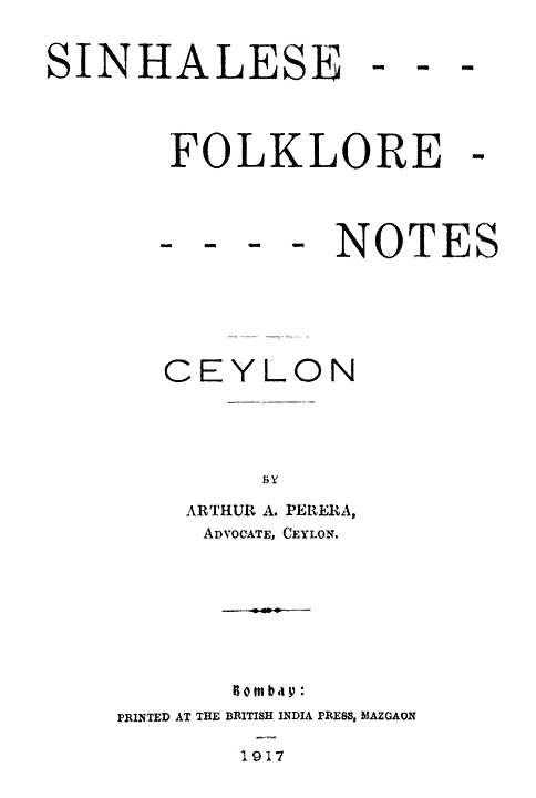 Original Title Page.