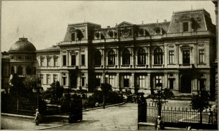 [Image not available: Royal Palace at Bucarest  Photo by Photochrome Co.]