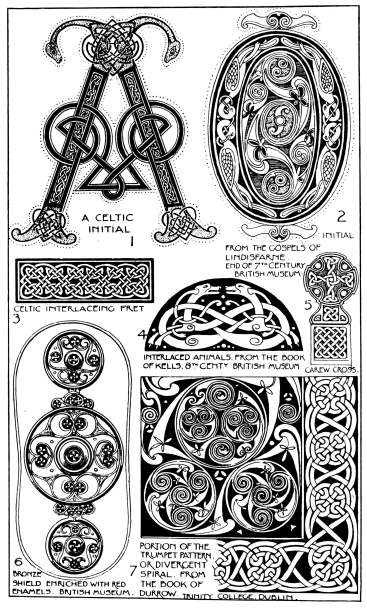 Image unavailable: CELTIC ORNAMENT.      Plate 13.